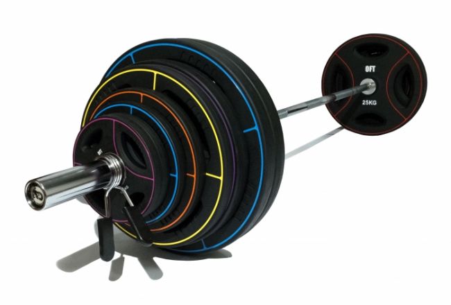 Олимпийская штанга 180 кг с дисками TPU